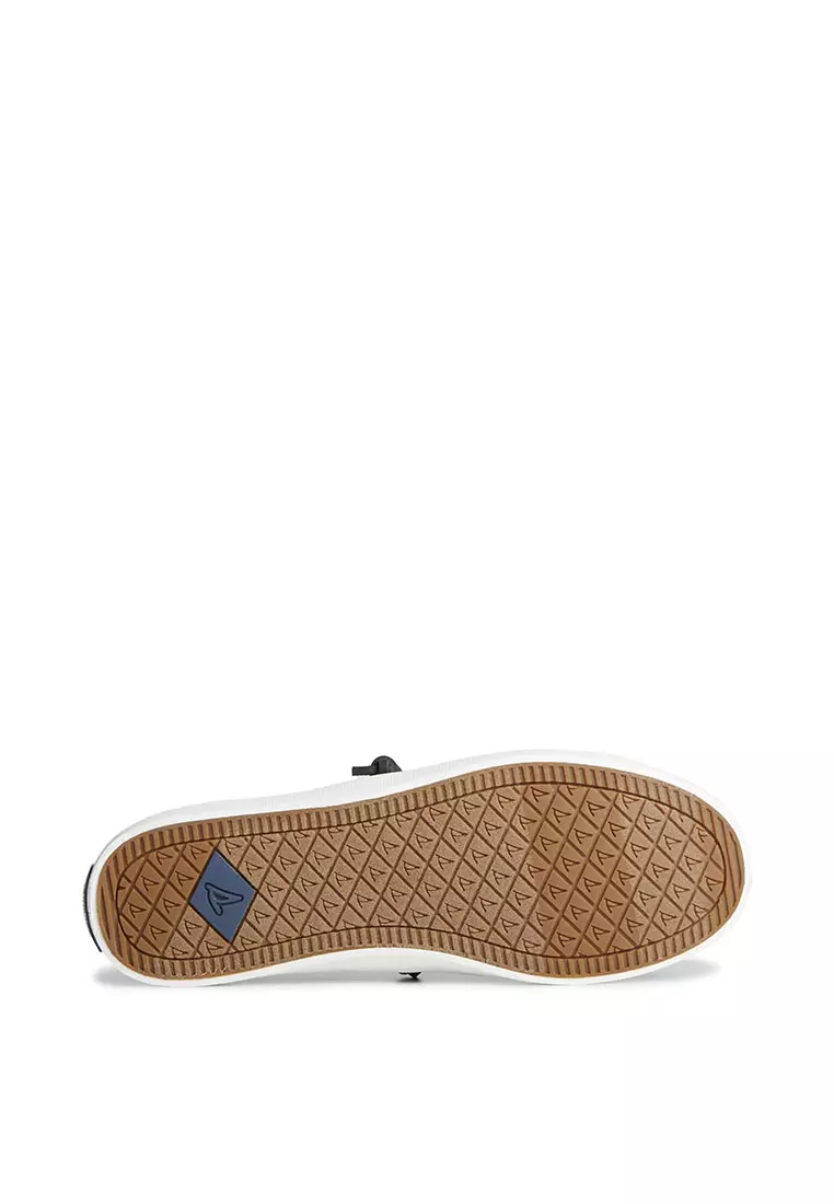 Women's Crest Vibe Linen Sneakers - Black (13934104)