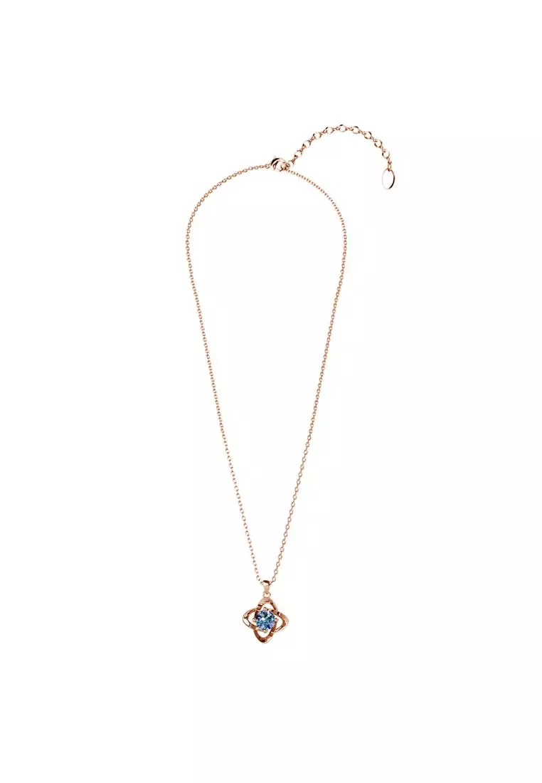 [ Alexandrite Collection ] Claire Alexandrite Pendant RG - Kalung Alexandrite s925 by Her Jewellery