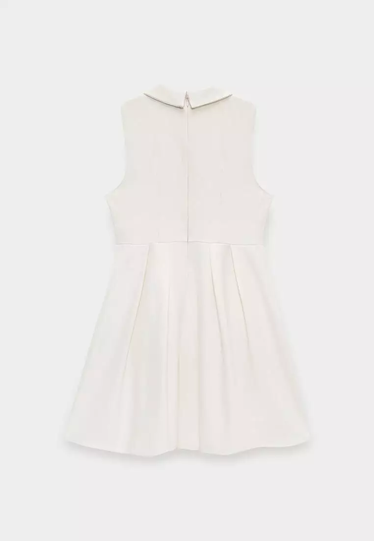 Buy Pomelo Polo Collar Pleated Dress 2026 Online | ZALORA Philippines