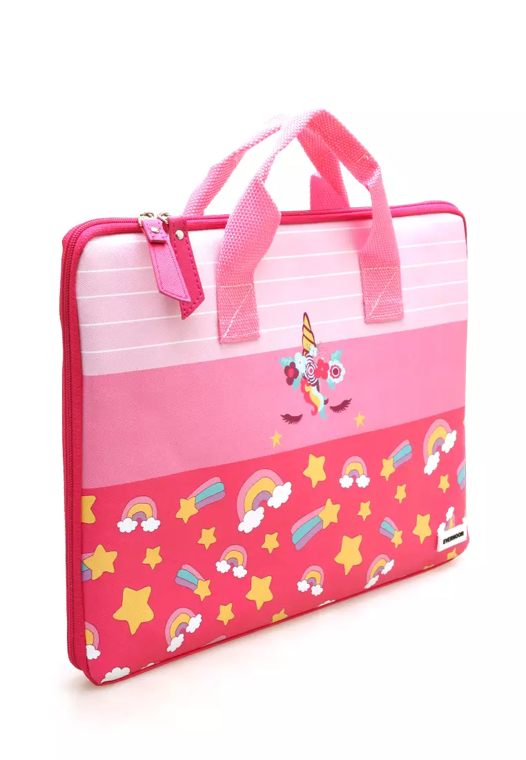 Arsy Hand Laptop Bag Animal Picture Dan Material Berkualitas - Unicorn