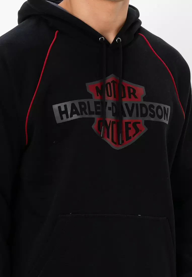 Harley-Davidson® Bar & Shield Contrast Pullover Hoodie