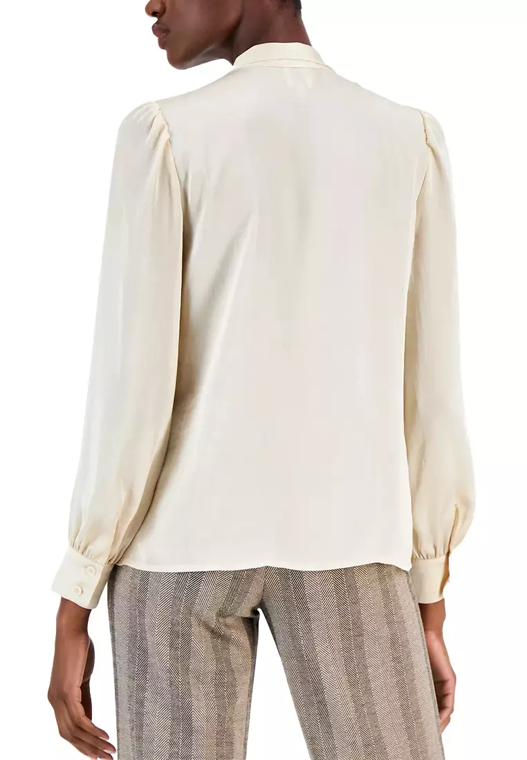 Petite long outlet sleeve blouses