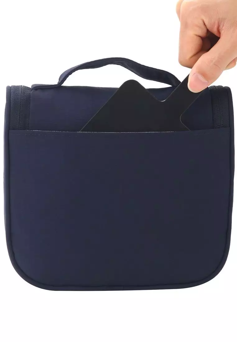 Crossing Waterproof Ripstop Nylon Hanging Toiletry Kit - Navy