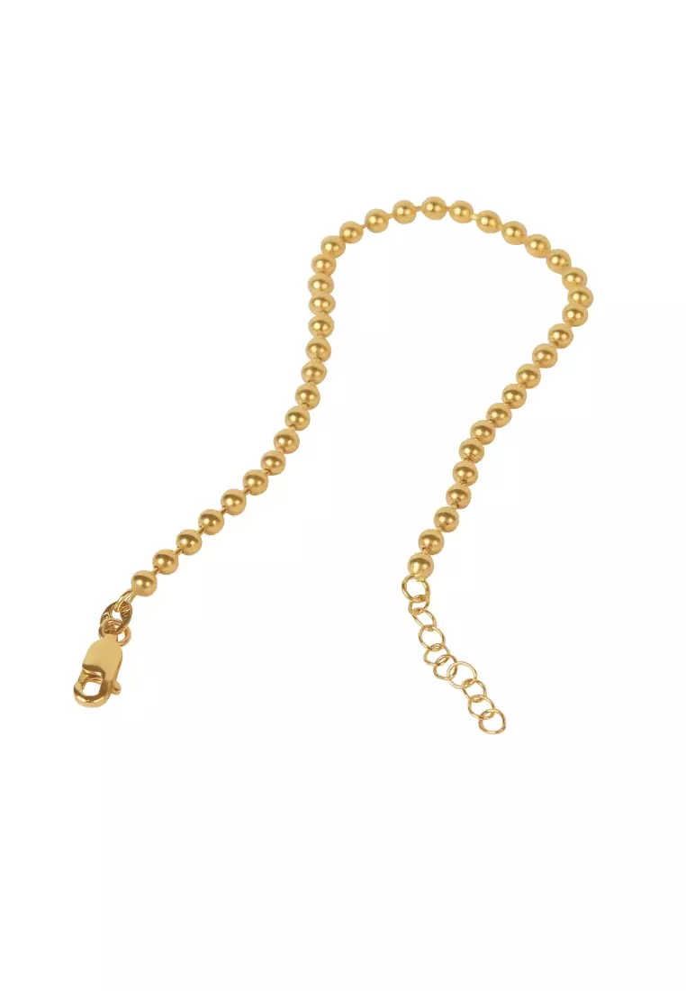 Bold Spheres Bracelet 14k Gold