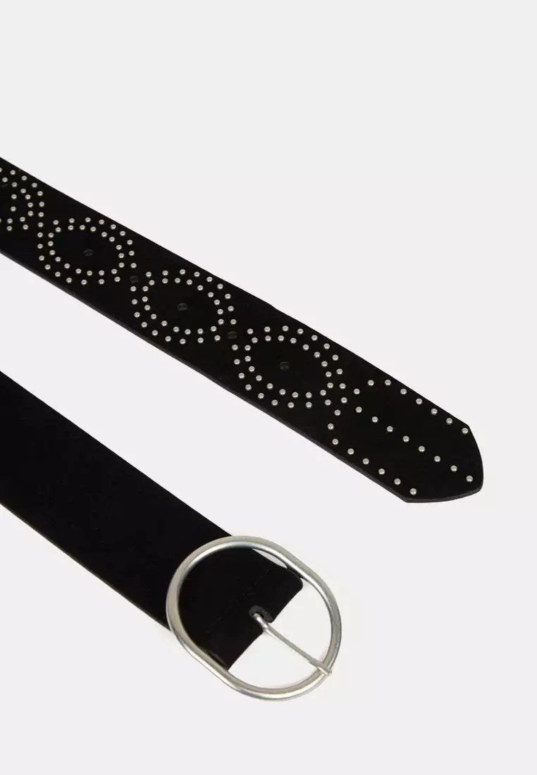 Faux Leather Jean Belt