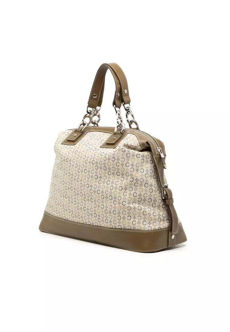 Pre-Loved Celine C Macadam Canvas Handbag
