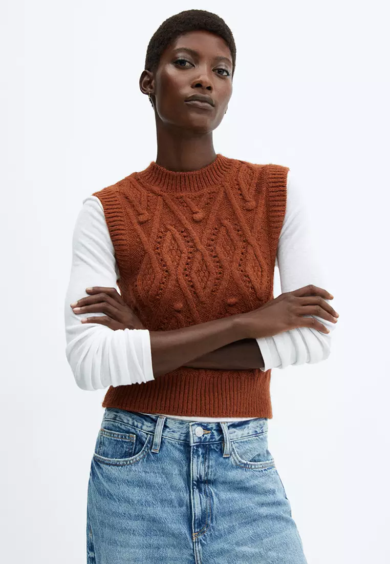 Chunky outlet knit top