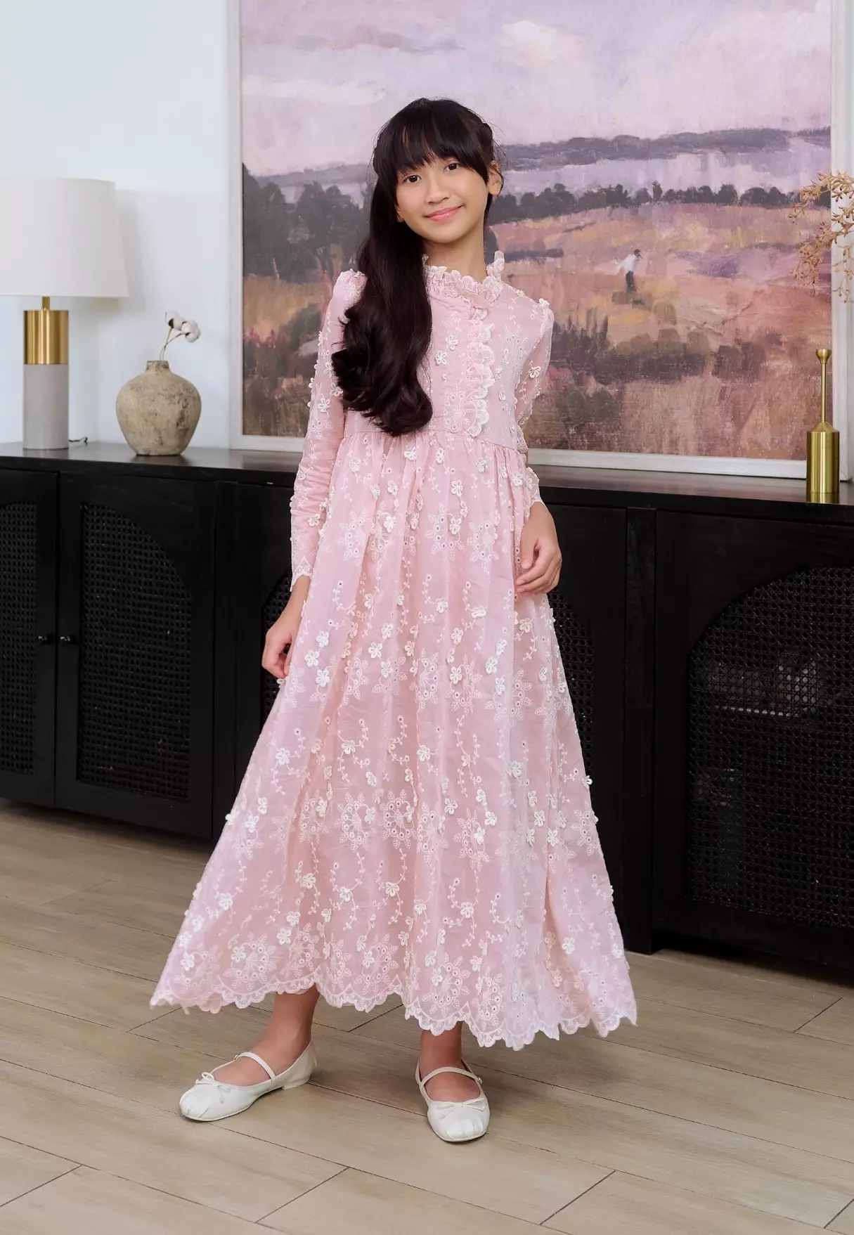 Kyra Dress - Blush Kids