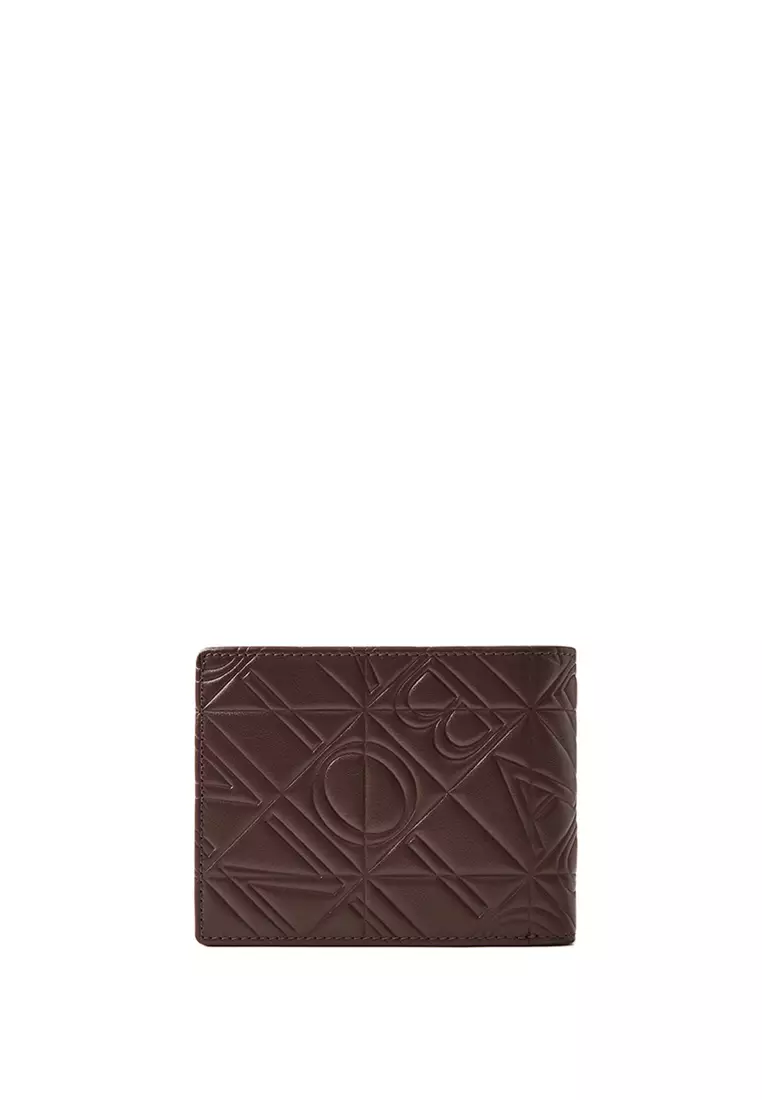 Bonia Men Pillow Grilla Centre Flap Cards Wallet