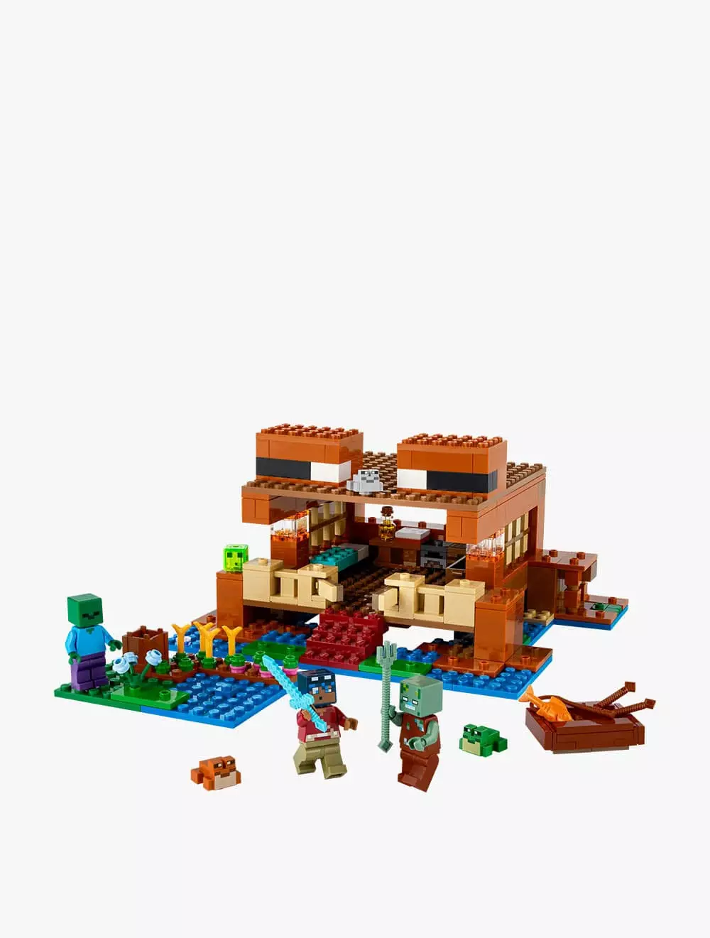 Jual Lego LEGO Minecraft The Frog House 21256 Original 2024