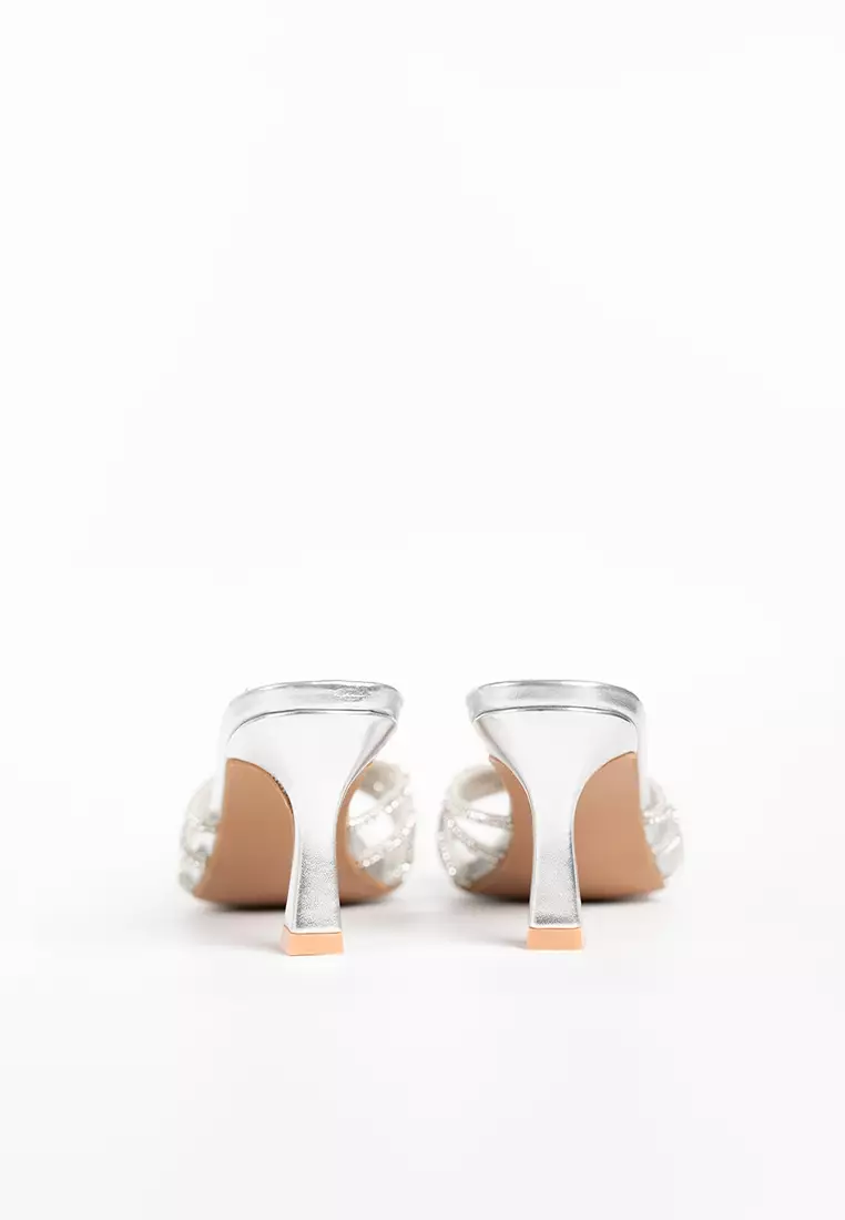 Princess Knot Glitter Mules