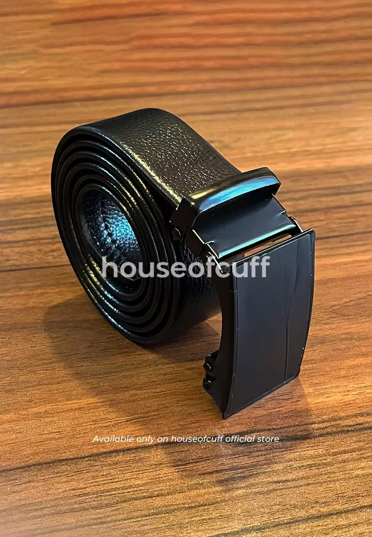 Jual House of Cuff Houseofcuff ikat pinggang kulit rail hitam belt RL07 ...