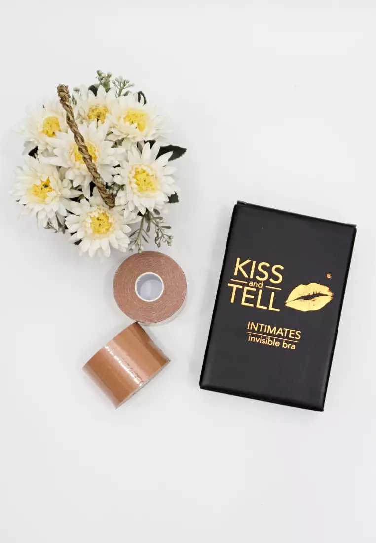 3 Pack Premium 5cm Body Tape Invisible Breast Lifting and Sports Muscle Tape Roll Waterproof in Nude