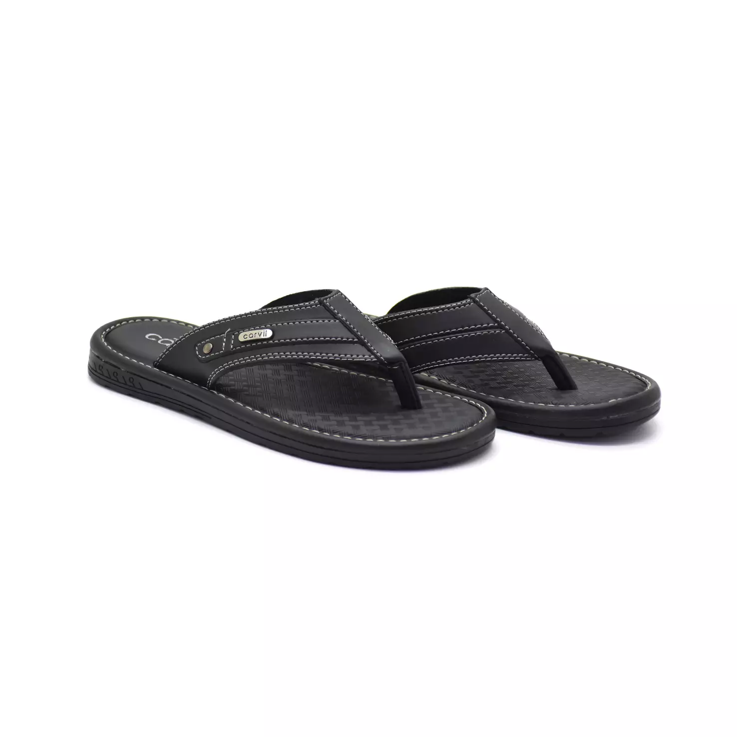 Carvil Sandal Pria Santoz 01-M Black