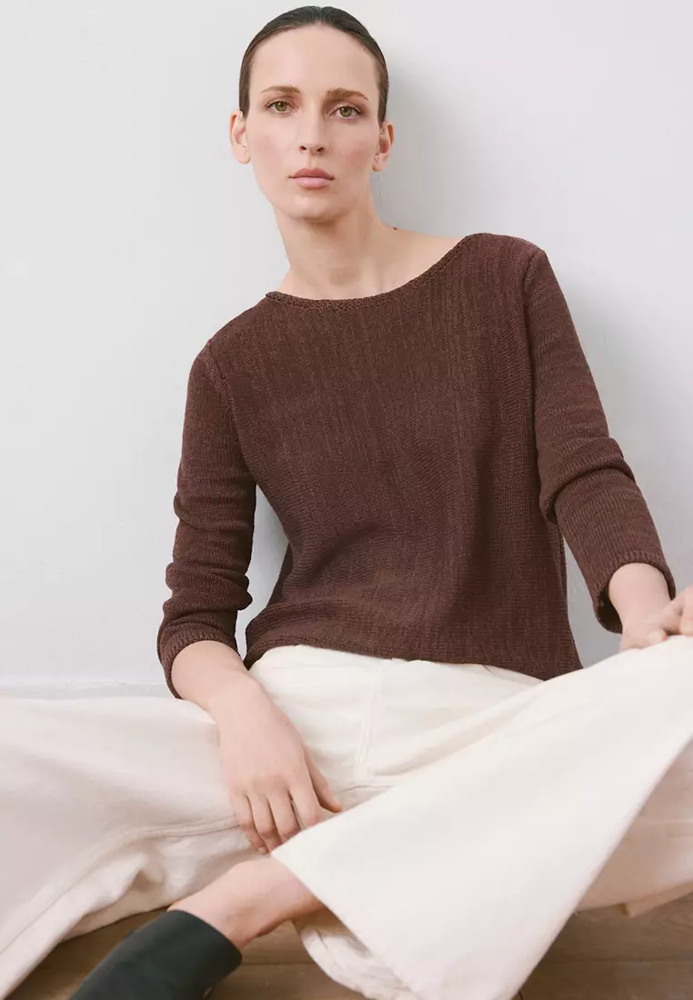 Long-Sleeves Knitted Sweater