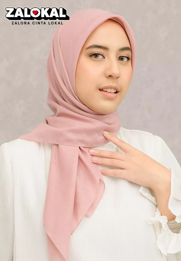 Theya Voal Square Mauve Glow NEW