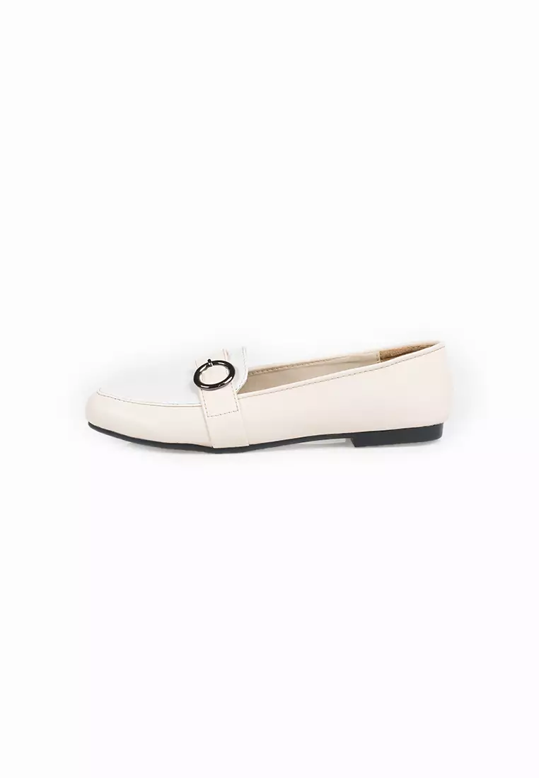 SEIS Fly Sepatu Flatshoes Wanita - CREAM