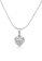 SO SEOUL silver Amora Heart Stud Earrings And Necklace Set 62240ACAD81CA3GS_3
