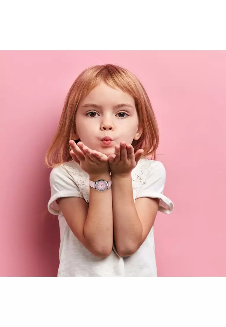 [Xmas Gift] Kikou Mademoiselle Collection 28mm Pink Sunray Dial Kids Watch R4551105501