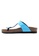 SoleSimple blue Rome - Glossy Blue Sandals & Flip Flops F4E88SH11D729FGS_3