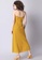 FabAlley yellow Yellow Noodle Strap Ruched Maxi Dress 77070AAFB91921GS_2