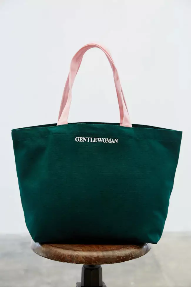 GW Painted Wall Tote Green