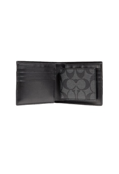 Compact id wallet hot sale in signature canvas