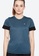 Fitleasure blue Fitleasure Women's Running/Training Teal T-Shirt 9B2F9AA88A92F4GS_5