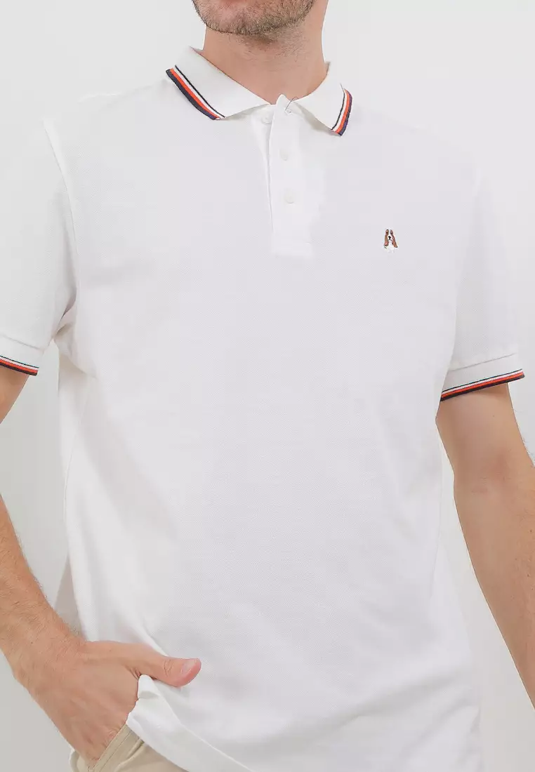 Bezima Jacquard Collar Polo