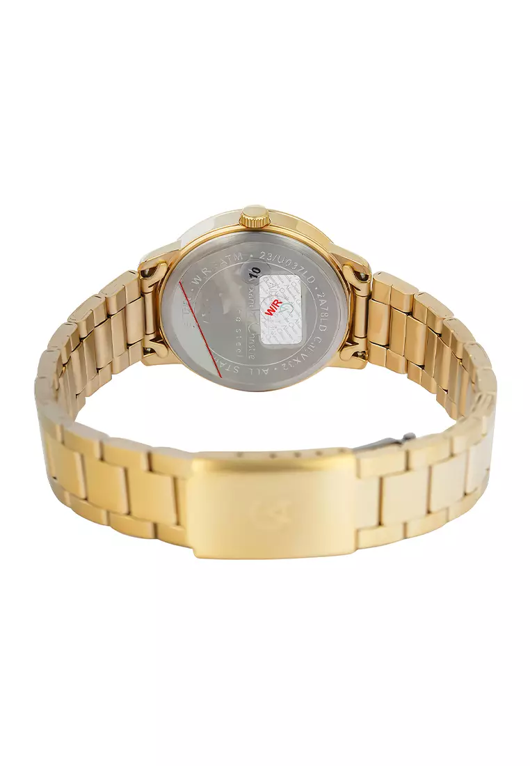 Alexandre Christie - Jam Tangan Analog Wanita - Gold Stainless Steel - 2A78 LDBGPIV