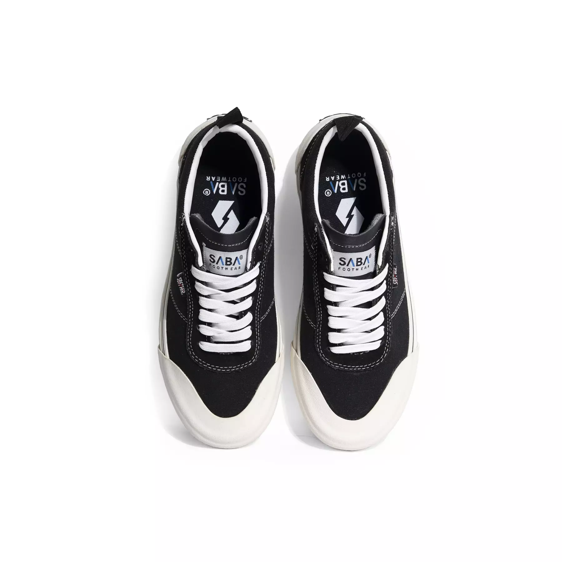SABA Cosmo Black White - Sepatu Sneakers Pria Wanita