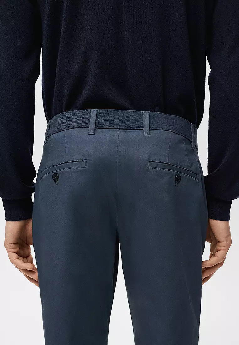 Pantalon Cropped Tapered Chino Pants