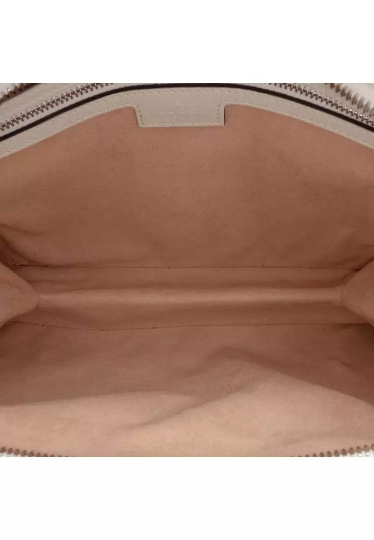 Pre-Loved Gucci Small Calfskin Petite Gg Tote