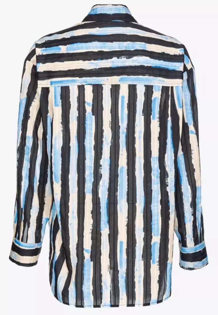 Buy Pinko Shirt with paint-stripe print 2025 Online | ZALORA