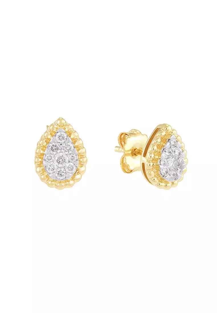 Rate of diamond on sale earrings