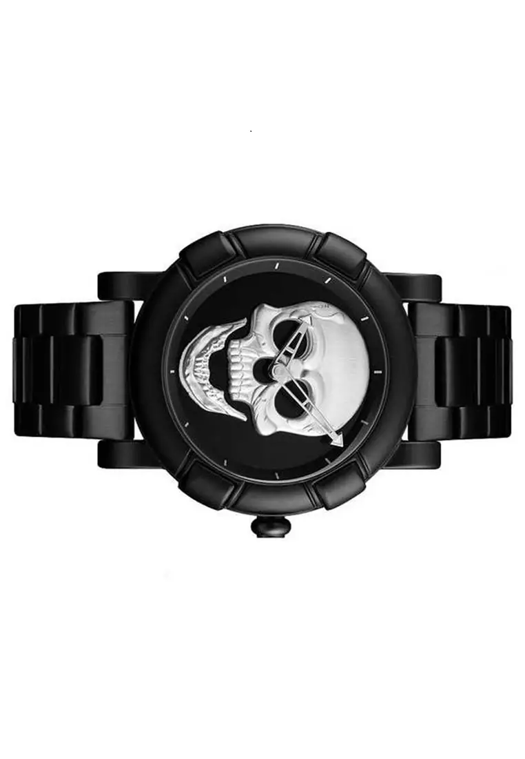 Jam Tangan Analog Pria Waterproof Strap Tali Material Stainless Steel XS09 ORIGINAL