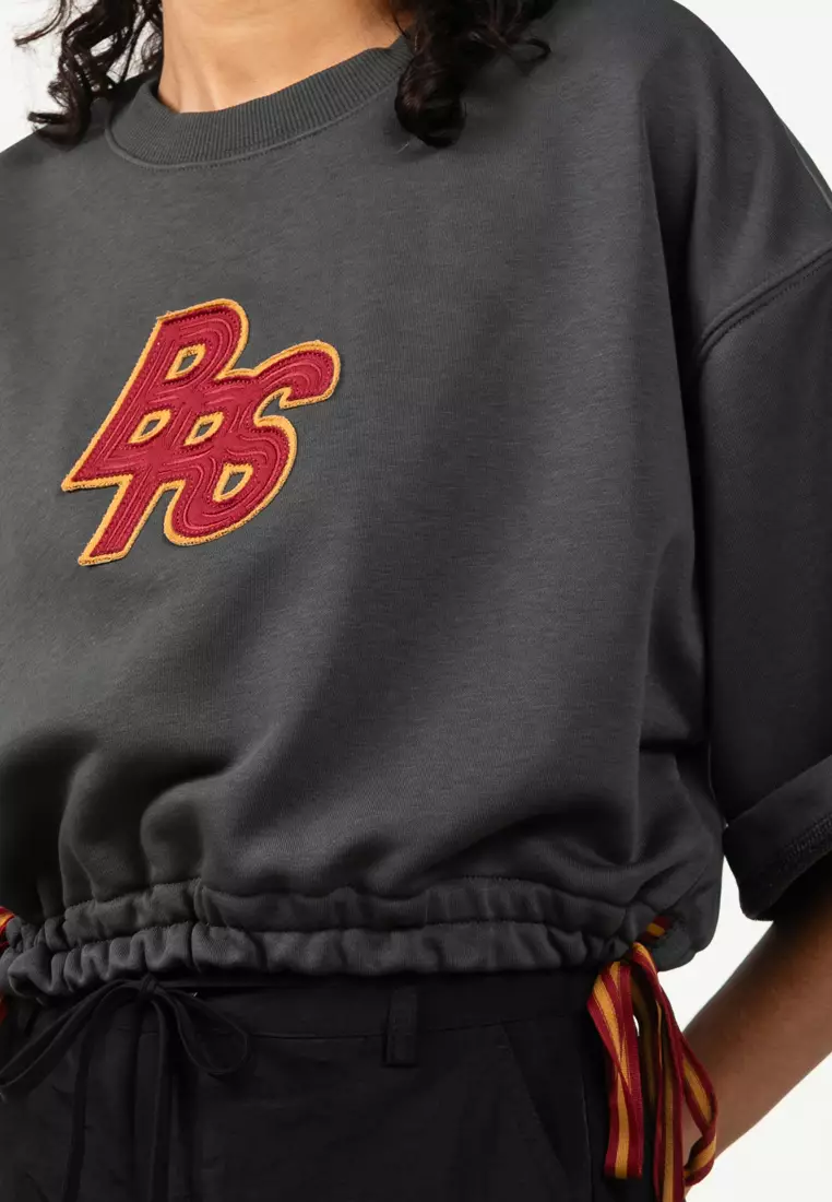 Sportswear Phoenix Fleece Short-Sleeves Cropped French Terry Top