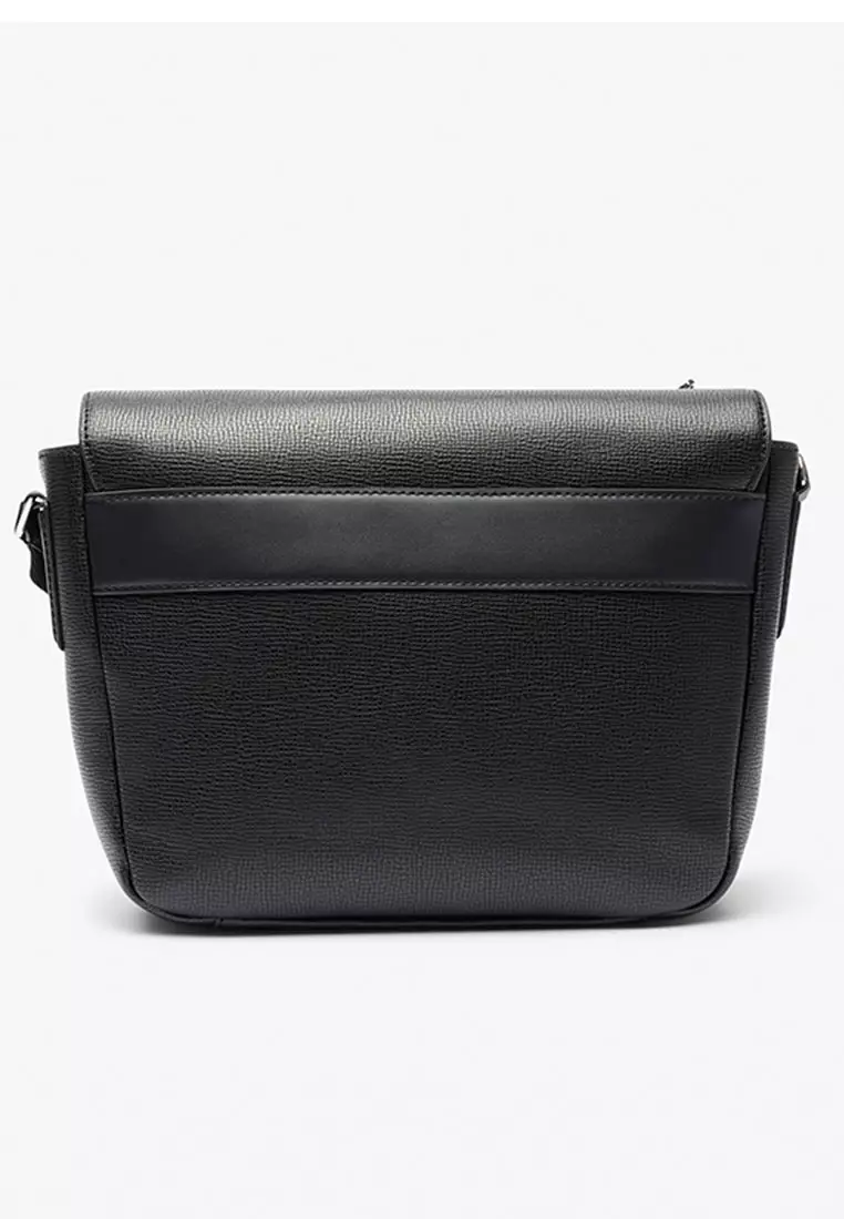 Ossian Flap Close Leather Satchel