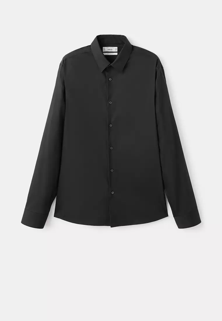 Slim Fit Cotton Suit Shirt