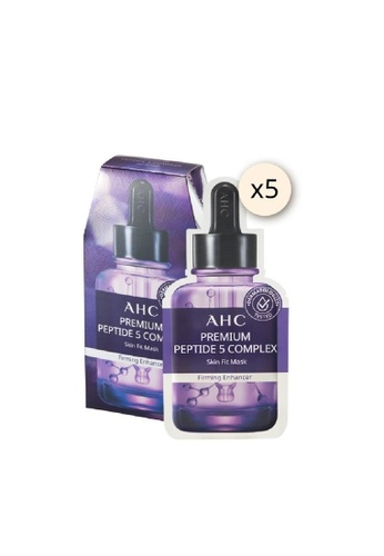 AHC [Mask] AHC Peptide 5 Complex Skin Fit Mask 27ml (Pack of 5) DDE52BEE5661B1GS_1