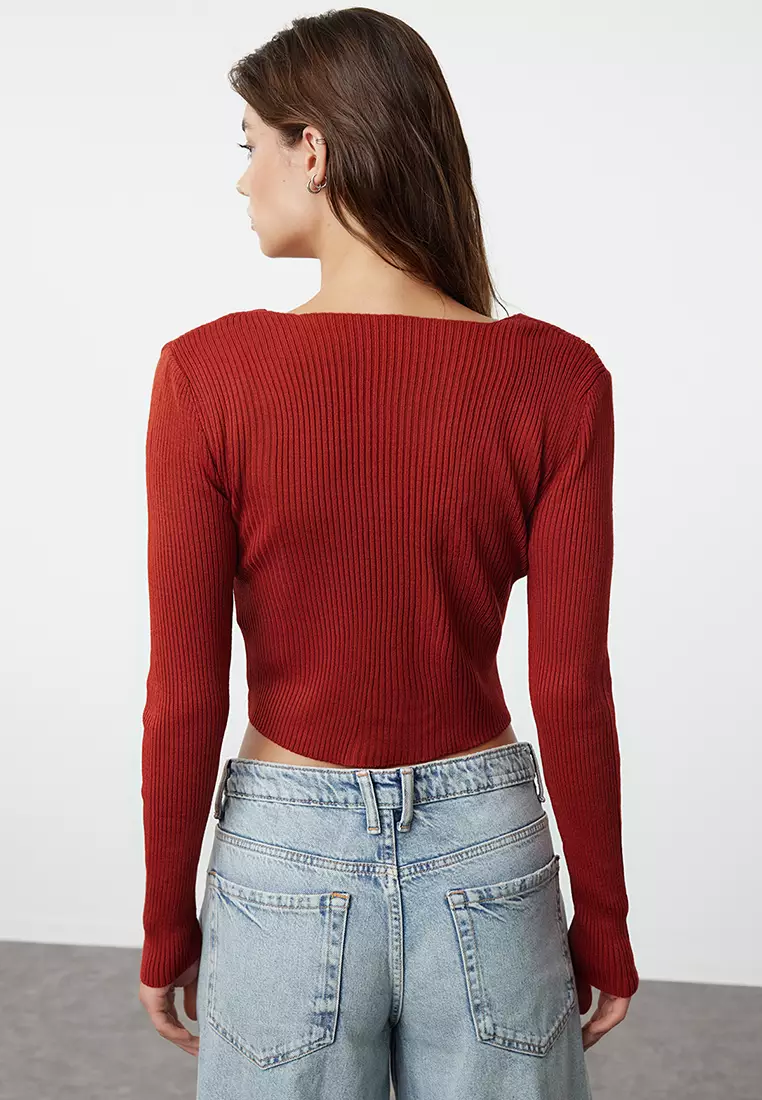 2-Piece Tie Front Cardigan Set