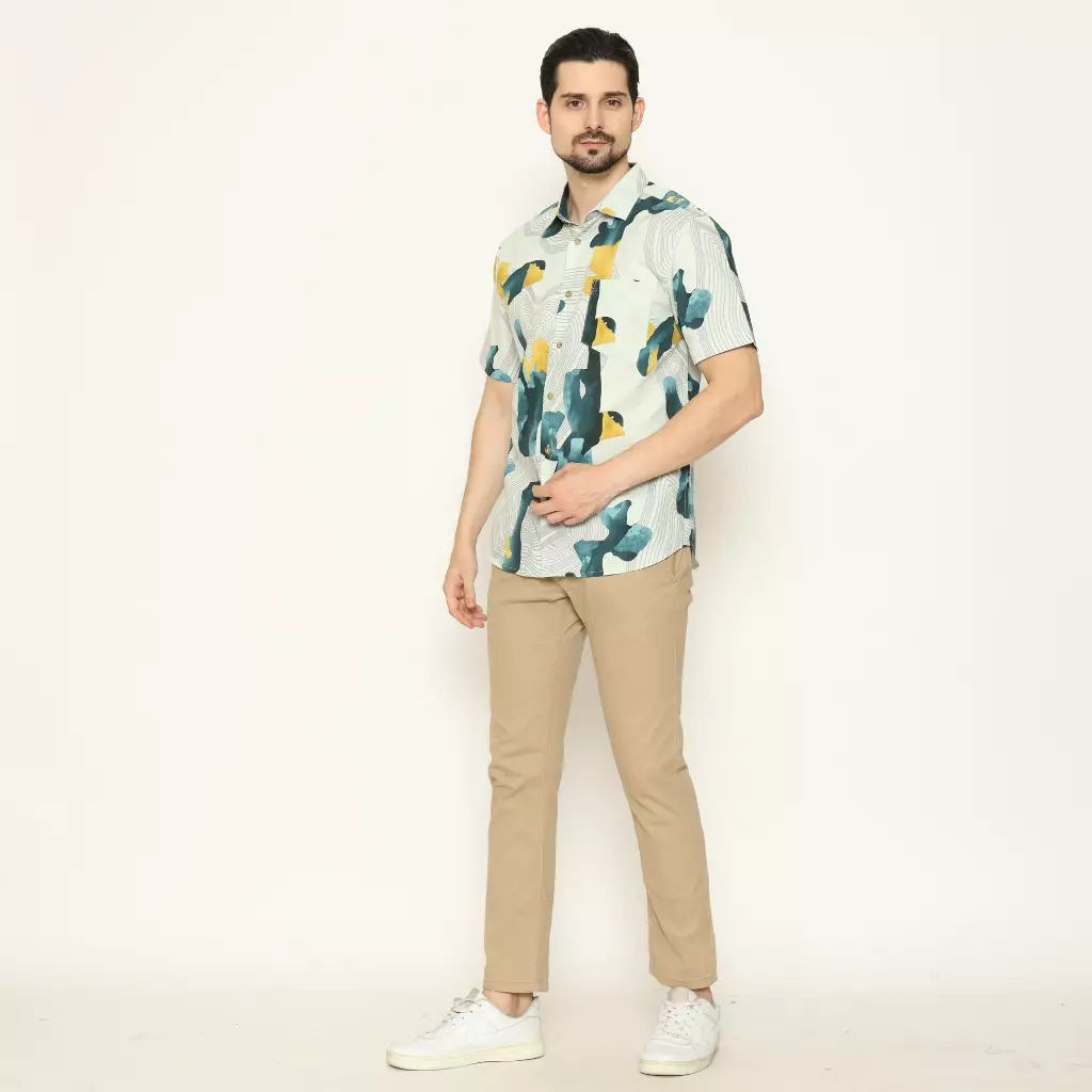 AMK Kemeja Pria Lengan Pendek SHP Eloah S/S Tosca