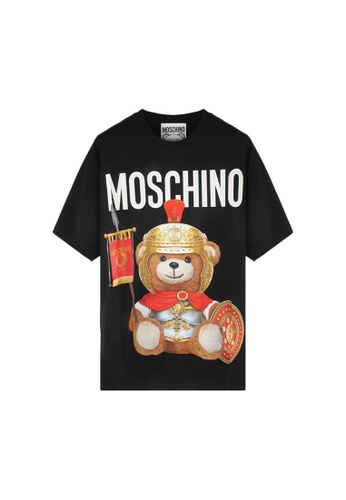 MOSCHINO black MOSCHINO women's Roman bear T-shirt A4761AA9463872GS_1