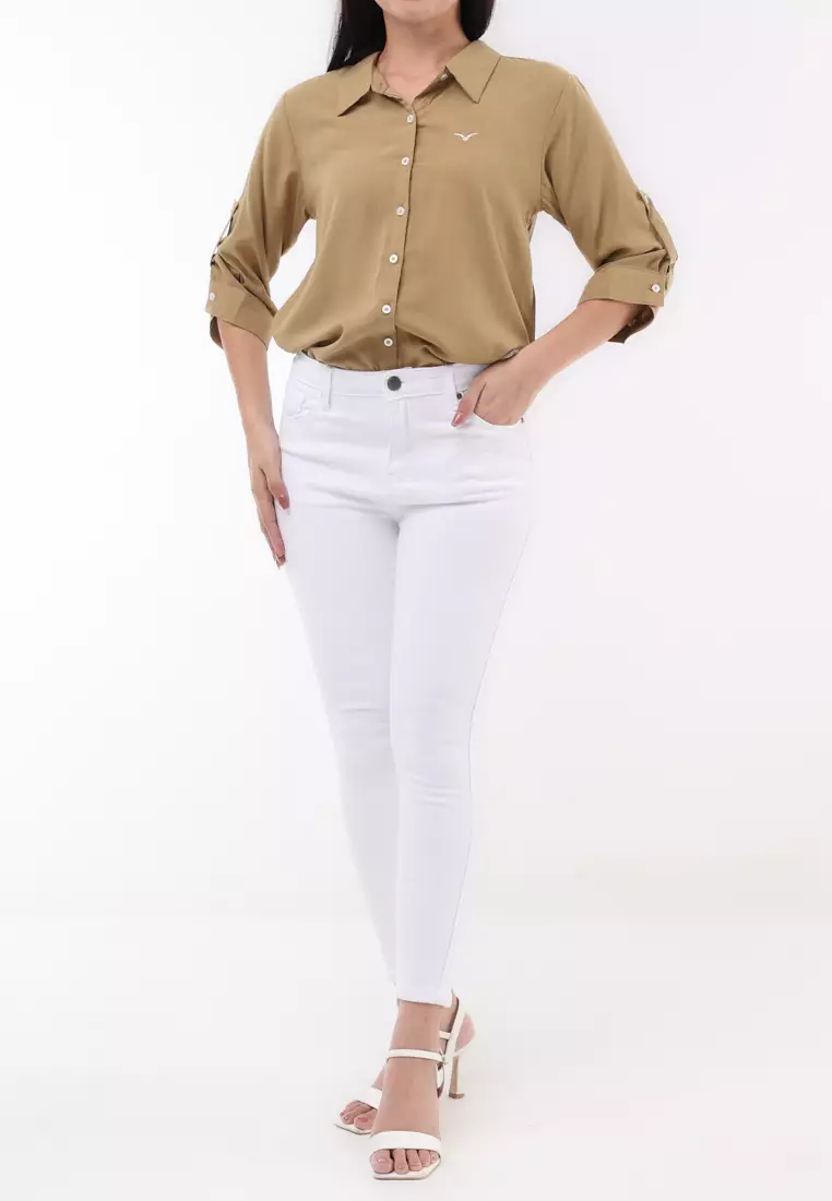 Cropped Skinny High Waist