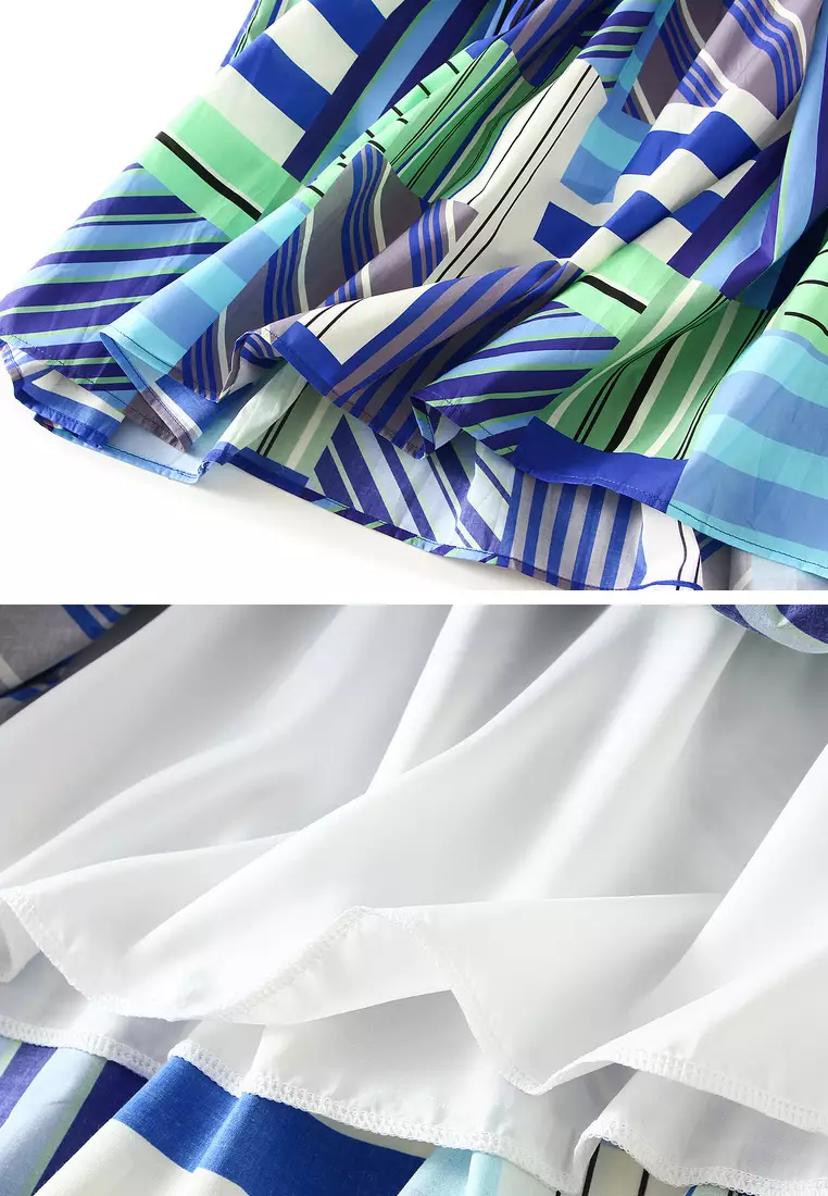 Oil Print A-line Skirt AF2302