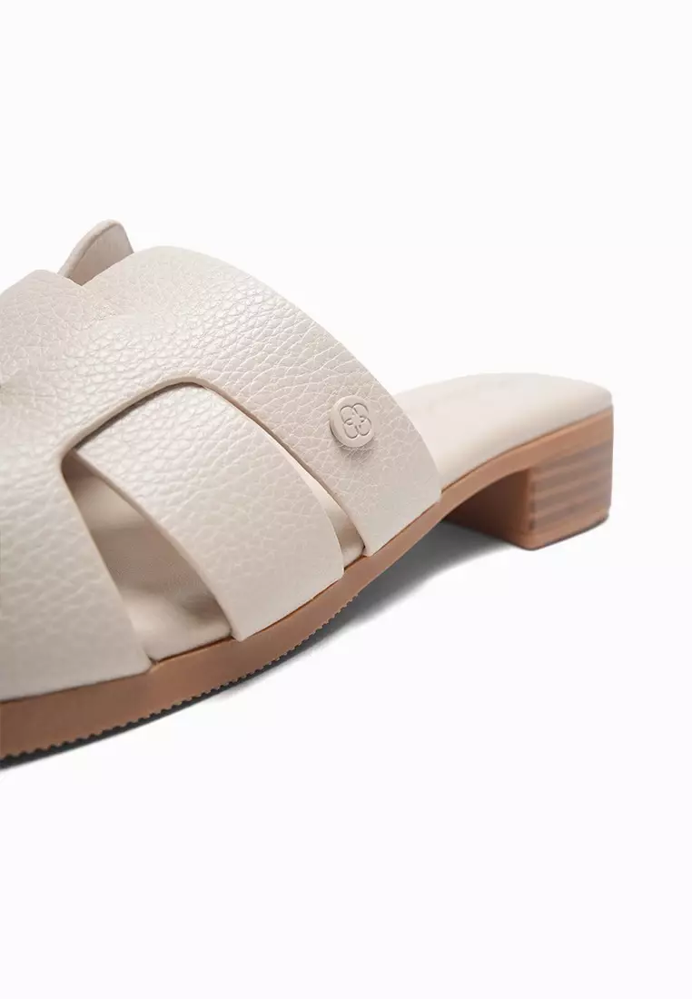 Dove Heeled Slides
