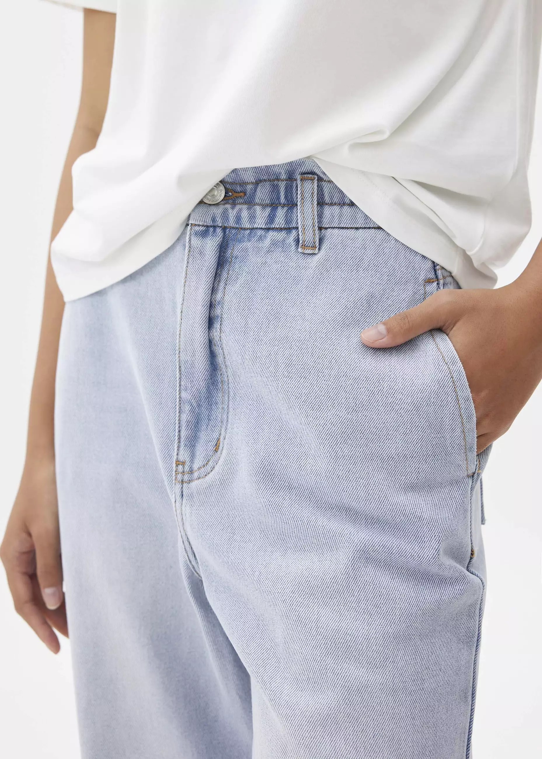 Celana Wanita - Sloane Elastic Paperbag Jeans