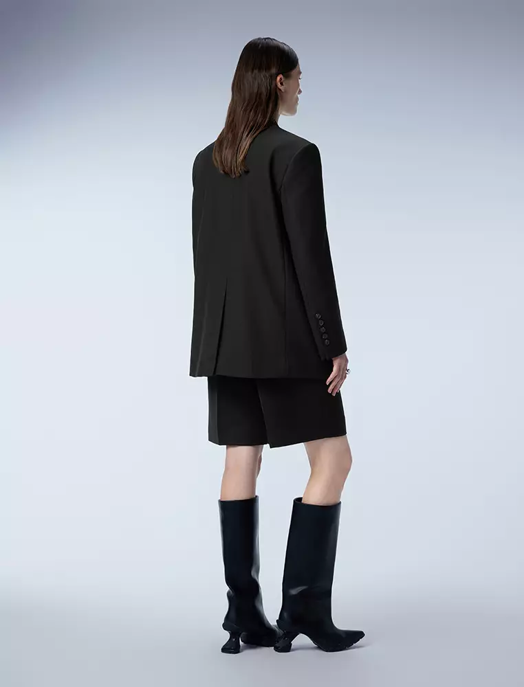 通勤气质中长款西服