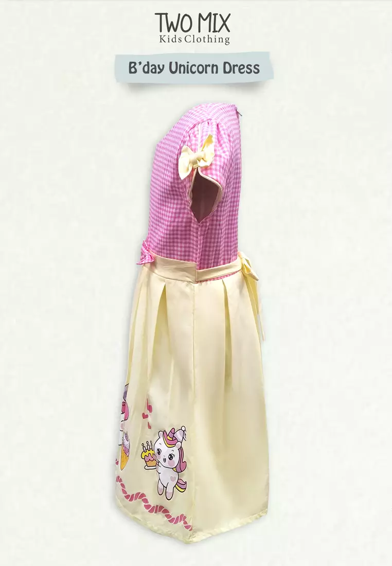 Two Mix - Dress Anak Cewek Unicorn - OOTD Baju Anak Perempuan 1-12 Tahun 4367