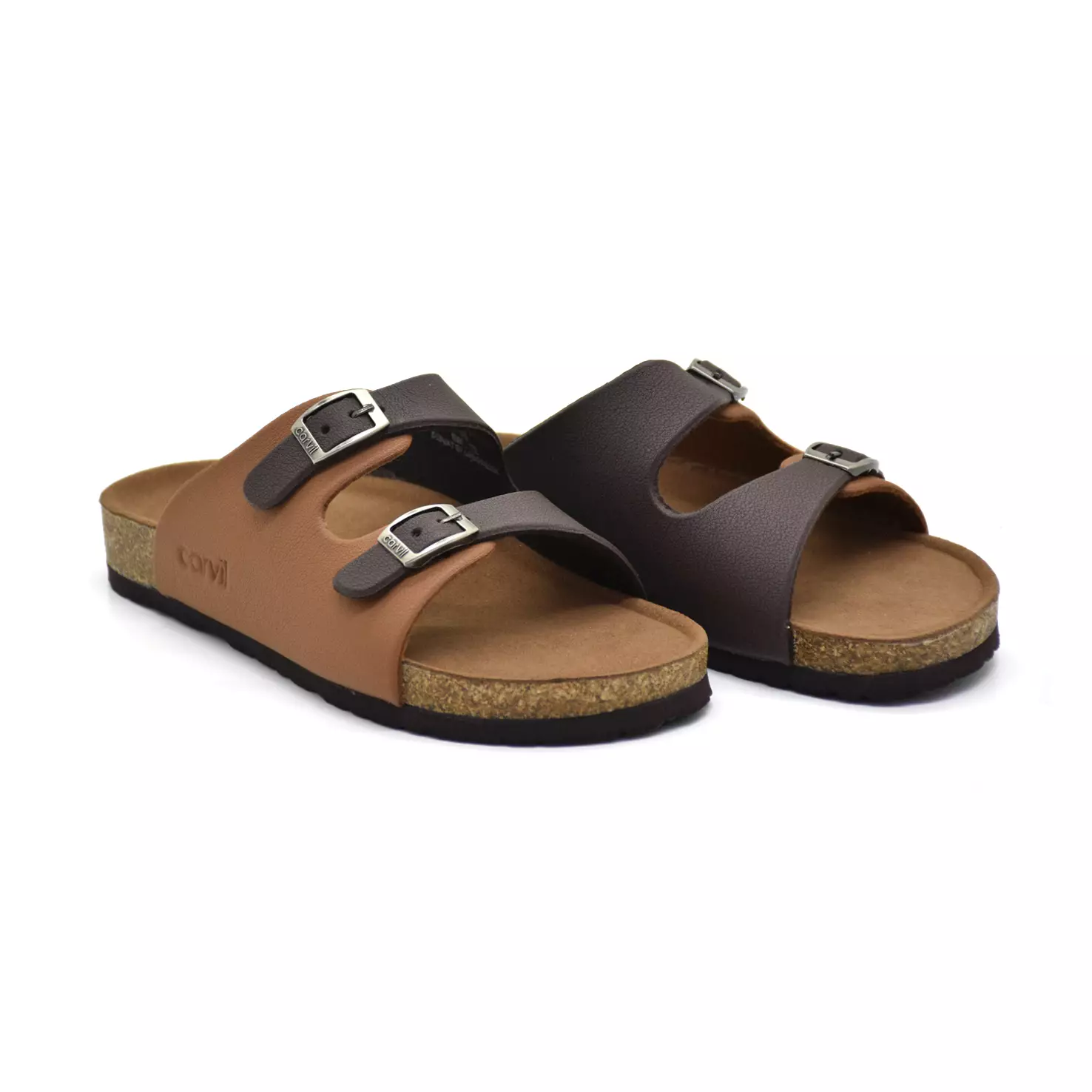 Carvil Sandal Anak Berlin-02 TP Dark Brown/Stone